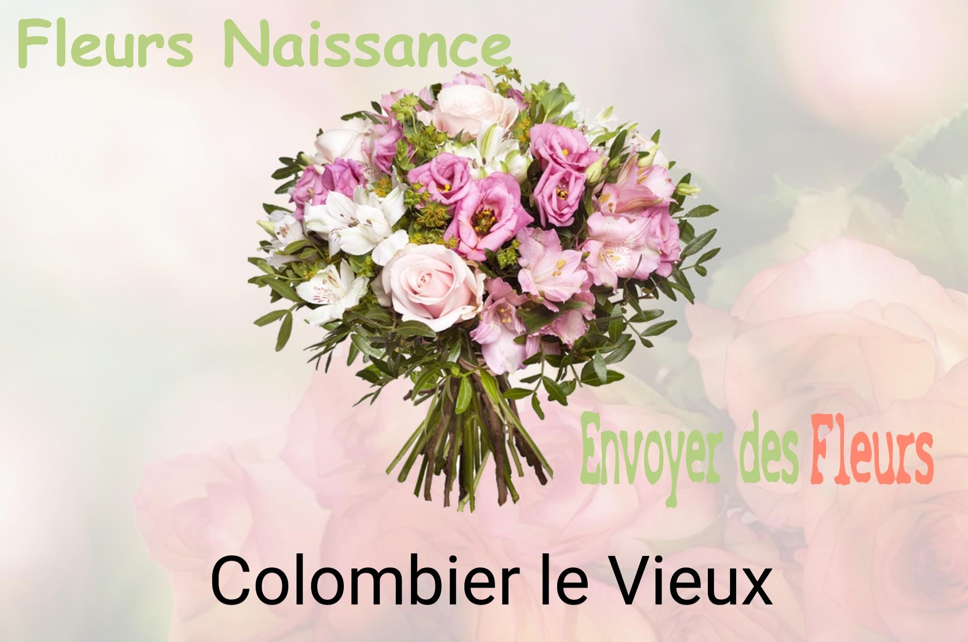 Bouquet de fleurs de naissance livré à Colombier-le-Vieux